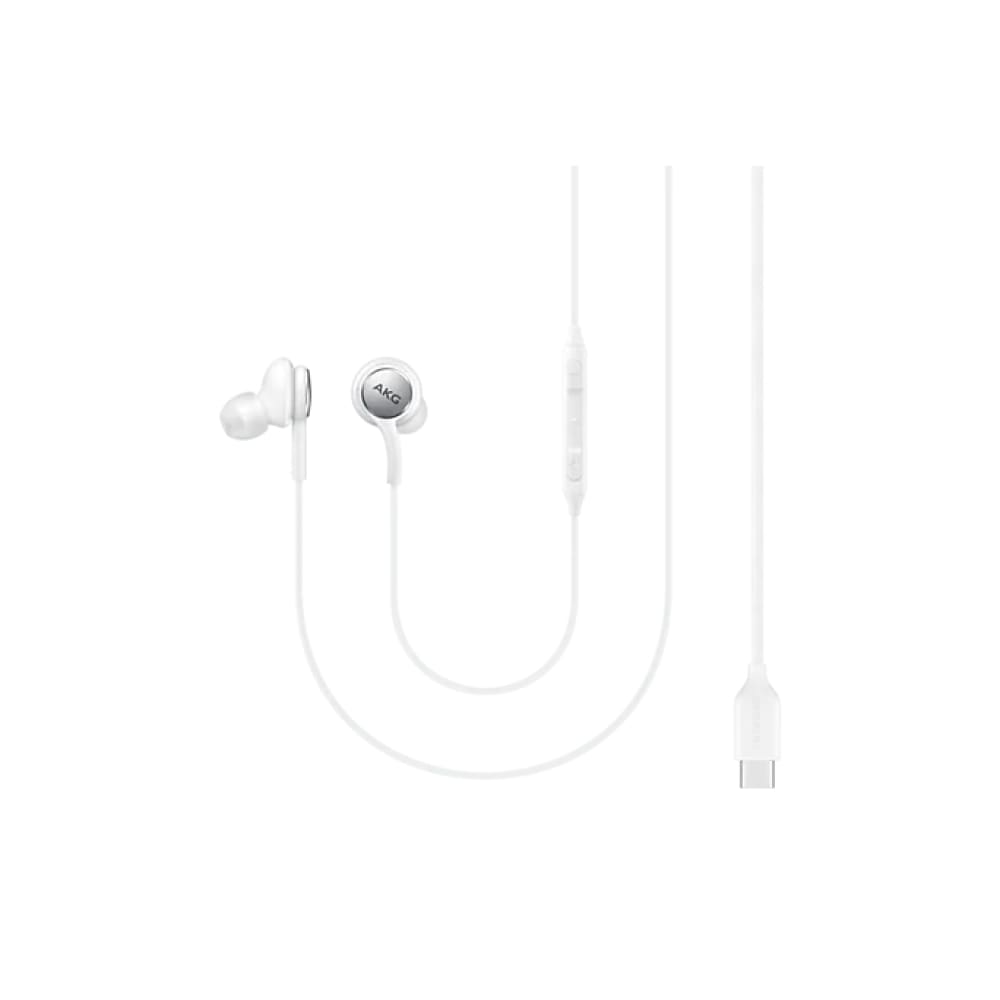 Samsung AKG Type-C In-Ear Earphones -White (S10|S20|S21|Note 20| Ultra|Samsung USB-C phones) - Accessories