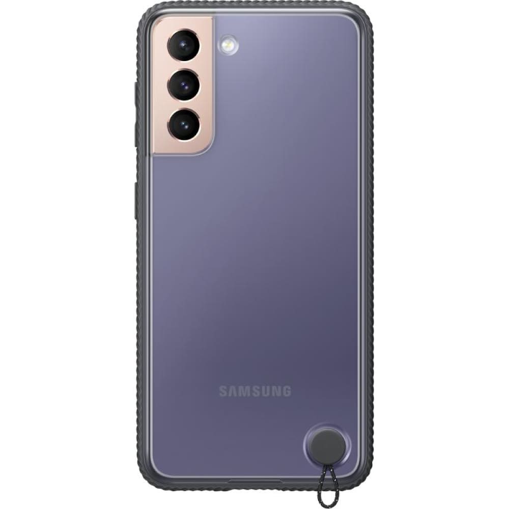 Samsung Clear Protective Cover Case for Galaxy S21 - Grey - Accessories