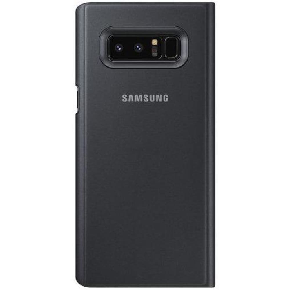 Samsung Clear View Standing Cover suits Galaxy Note 8 - Black - Accessories