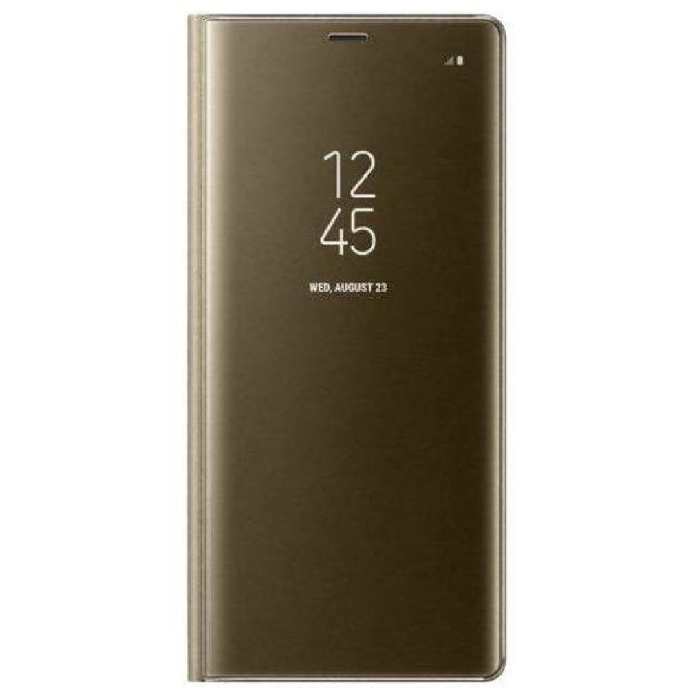 Samsung Clear View Standing Cover suits Galaxy Note 8 - Gold - Accessories