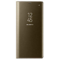 Thumbnail for Samsung Clear View Standing Cover suits Galaxy Note 8 - Gold - Accessories