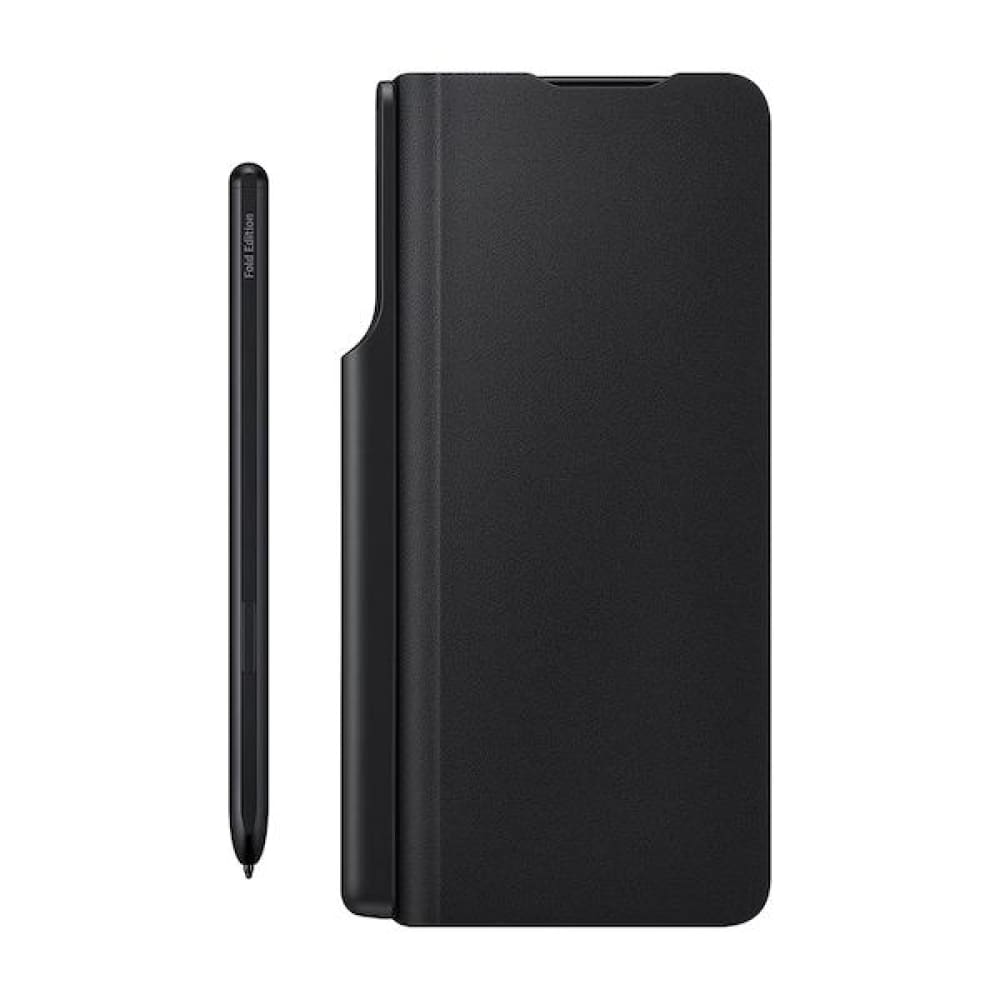 Samsung Flip Cover with S-Pen for Galaxy Fold 3 - Black - Accessories