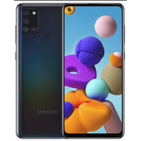 Thumbnail for Samsung Galaxy A21s Single Sim 32GB + 3GB 4G/LTE Smartphone - Black - Mobiles