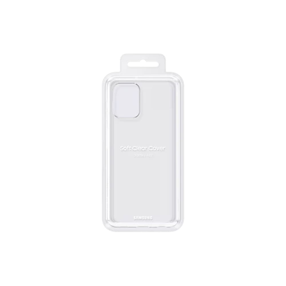 Samsung Galaxy A22 4G Soft Clear Cover Case - Transparent - Accessories