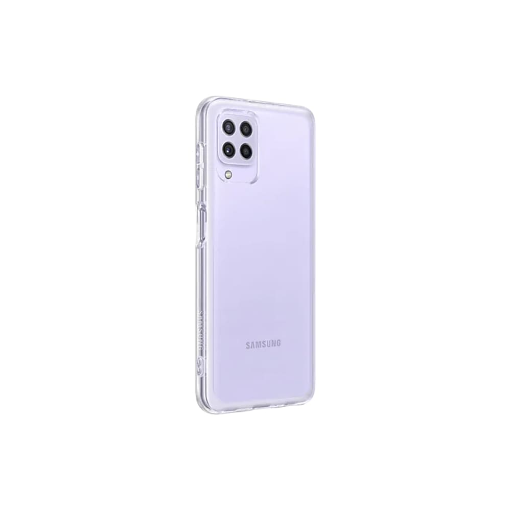 Samsung Galaxy A22 4G Soft Clear Cover Case - Transparent - Accessories