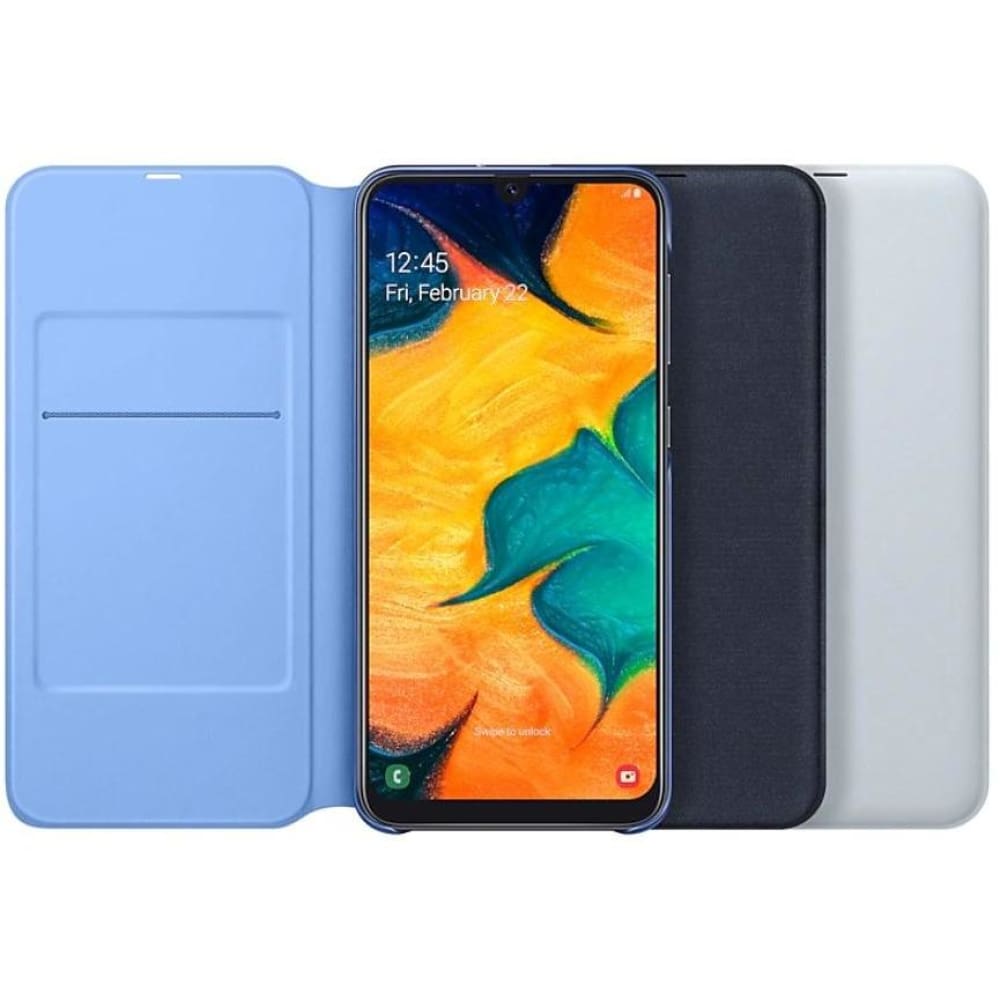 Samsung Galaxy A30 Wallet Cover - Black - Accessories
