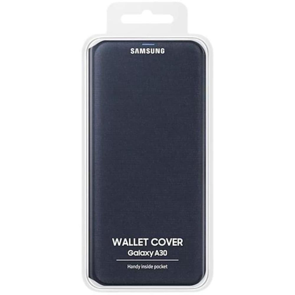 Samsung Galaxy A30 Wallet Cover - Black - Accessories