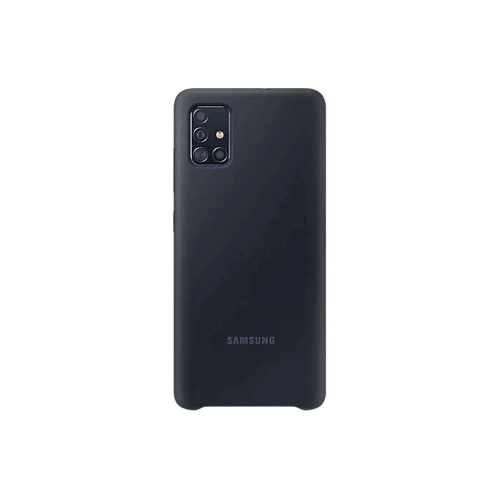Samsung Galaxy A51 Silicone Cover - Black - Accessories