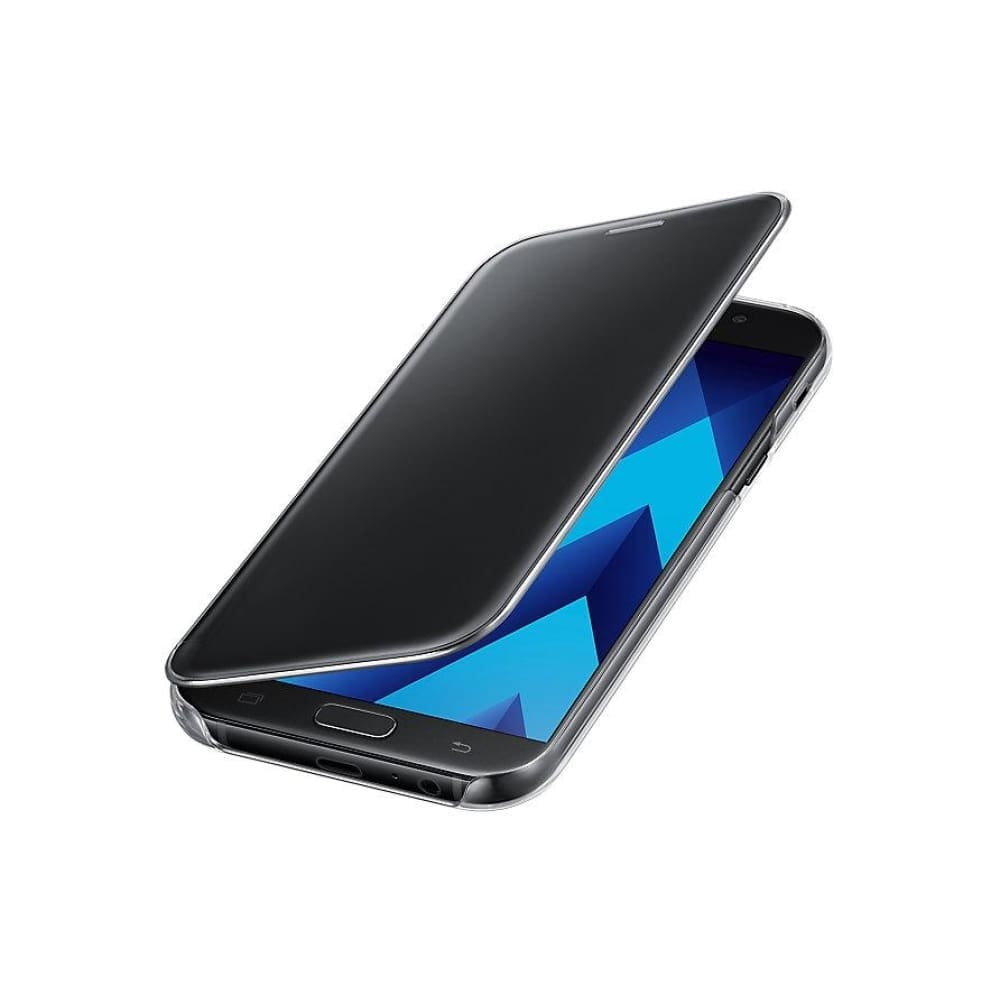 Samsung Galaxy A7 Clear View Cover - Black - Accessories