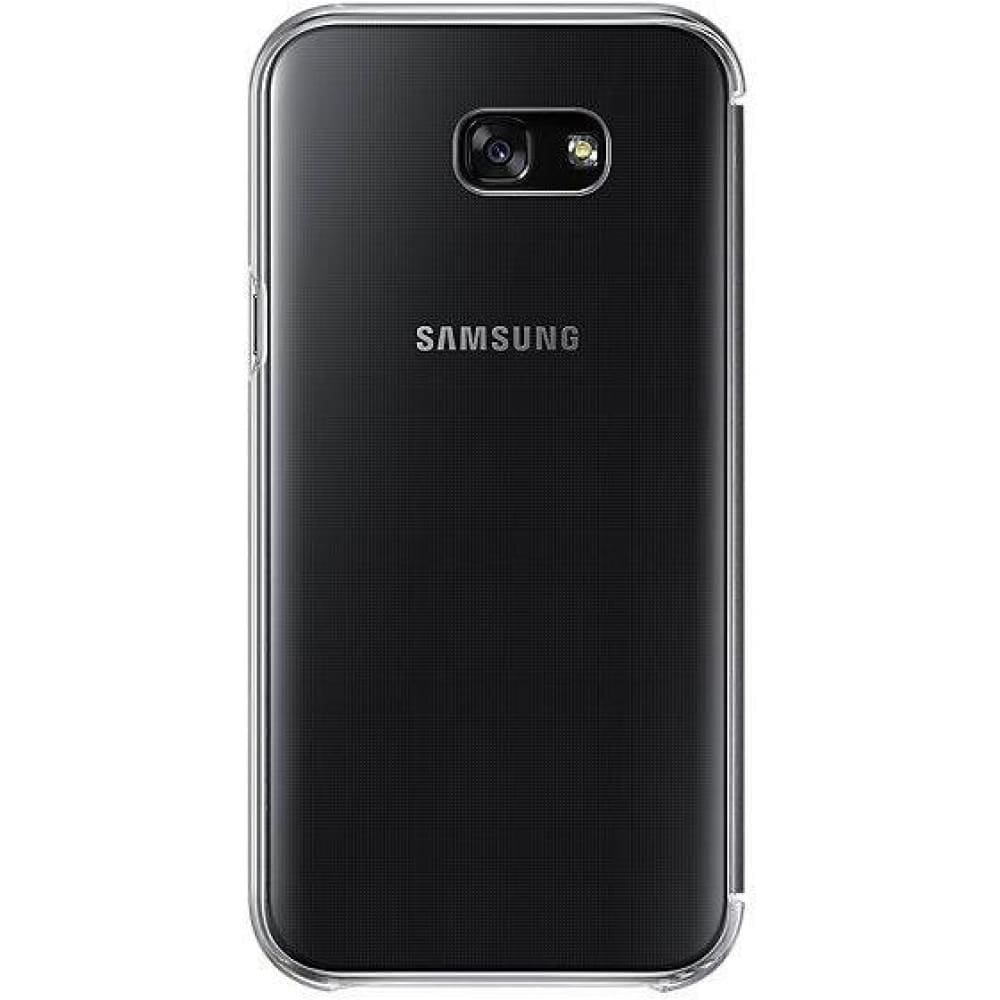 Samsung Galaxy A7 Clear View Cover - Black - Accessories