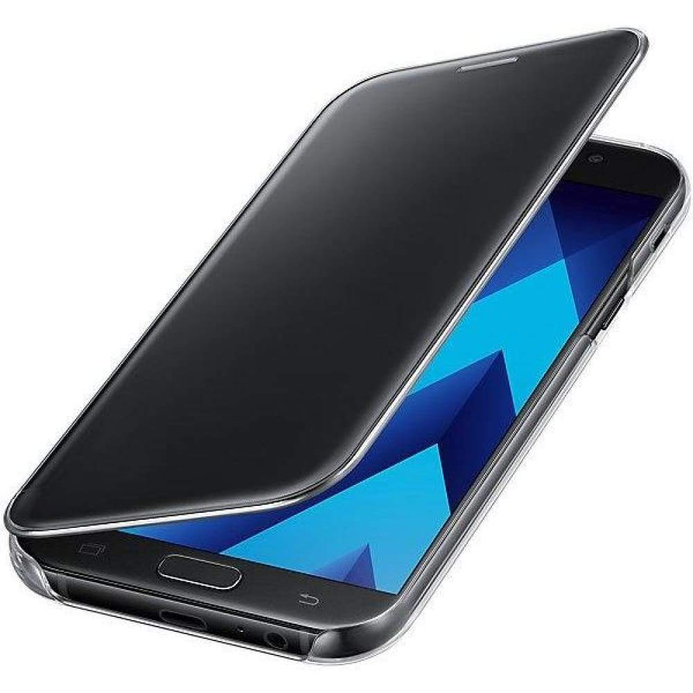 Samsung Galaxy A7 Neon Flip Cover - Black - Accessories