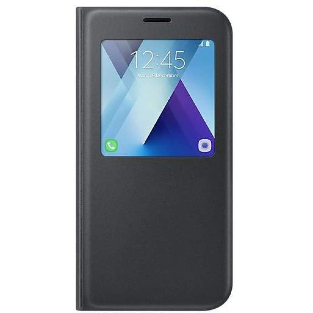 Samsung Galaxy A7 S-View Standing Cover - Black - Accessories