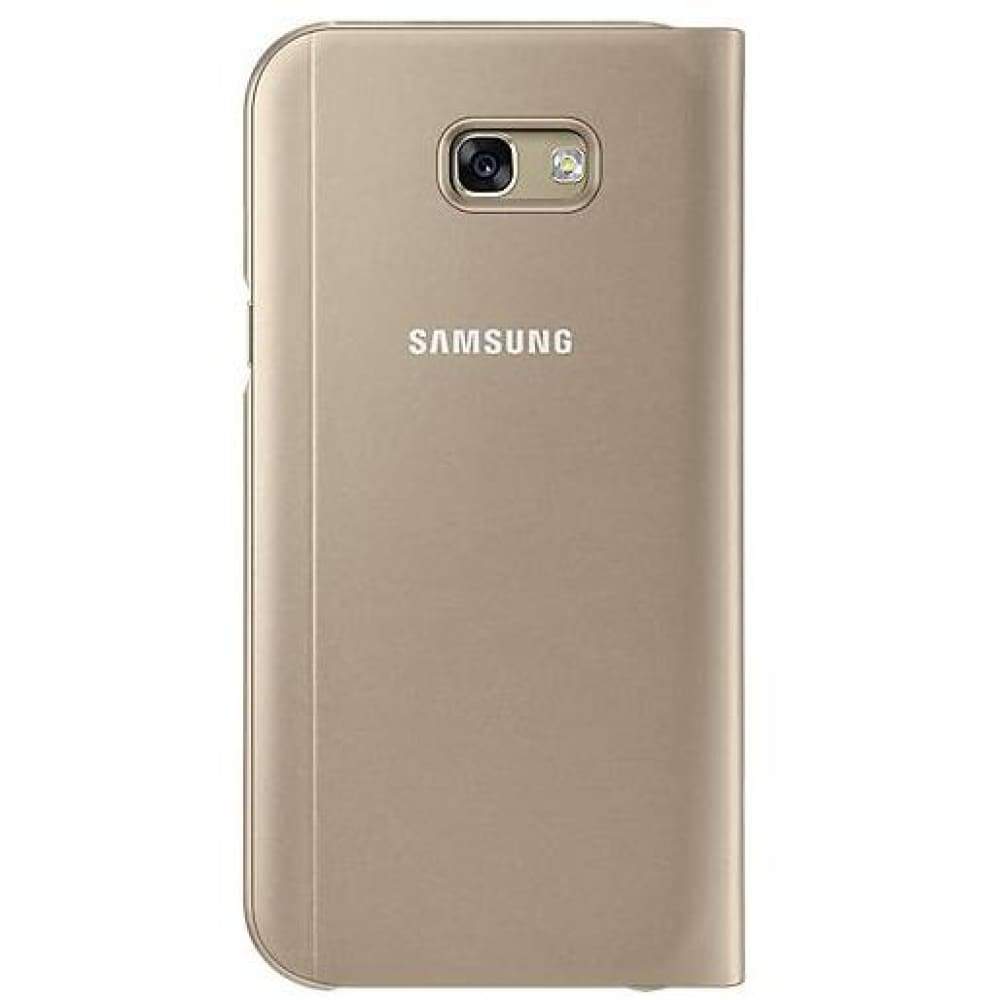Samsung Galaxy A7 S-View Standing Cover - Gold - Accessories