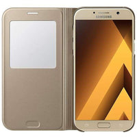 Thumbnail for Samsung Galaxy A7 S-View Standing Cover - Gold - Accessories