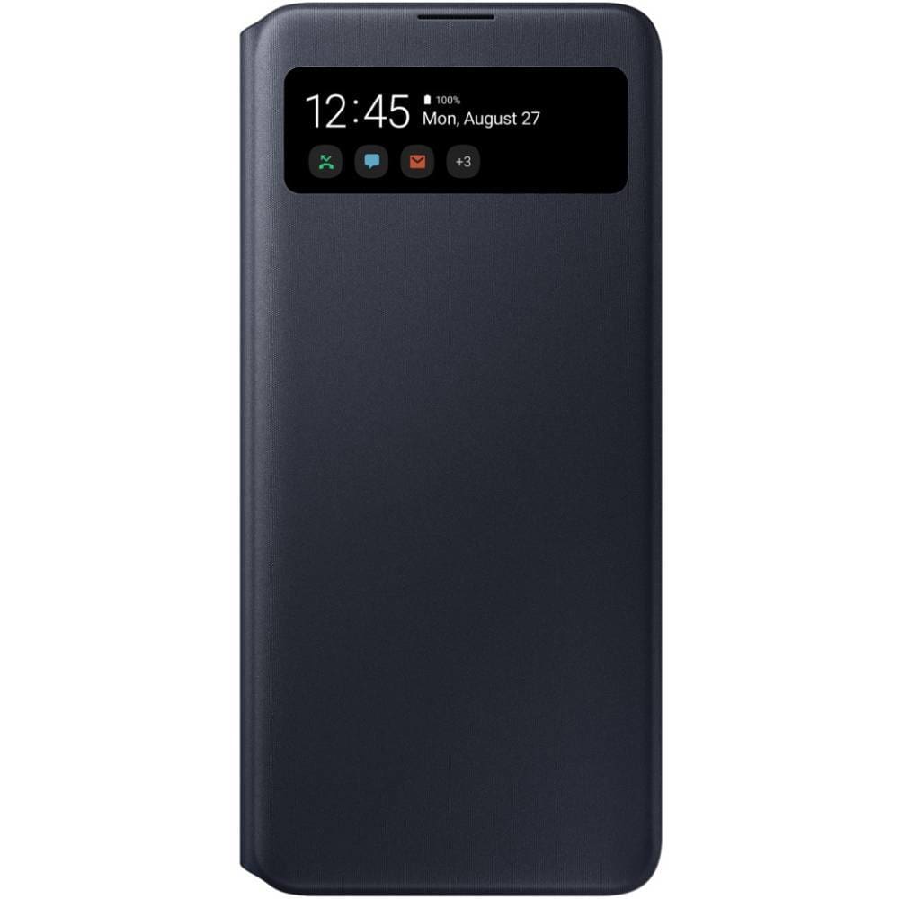 Samsung Galaxy A71 S View Wallet - Black - Accessories