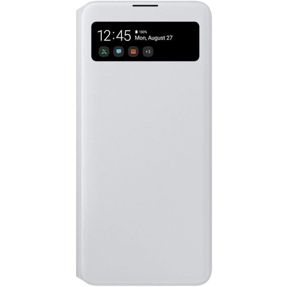 Samsung Galaxy A71 S View Wallet Case - White - Accessories