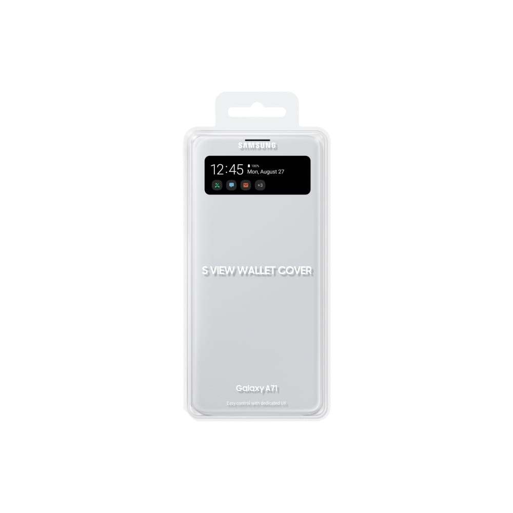 Samsung Galaxy A71 S View Wallet - White - Accessories