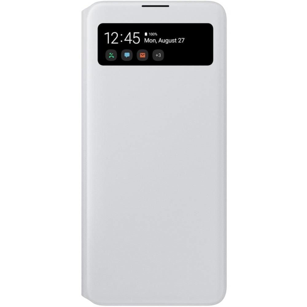Samsung Galaxy A71 S View Wallet - White - Accessories