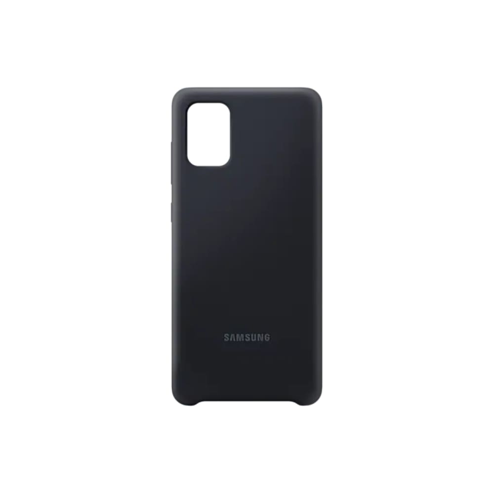 Samsung Galaxy A71 Silicone Cover - Black - Accessories