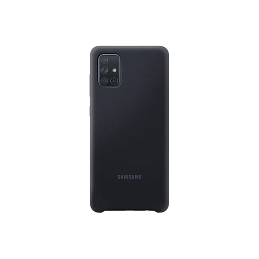 Samsung Galaxy A71 Silicone Cover - Black - Accessories
