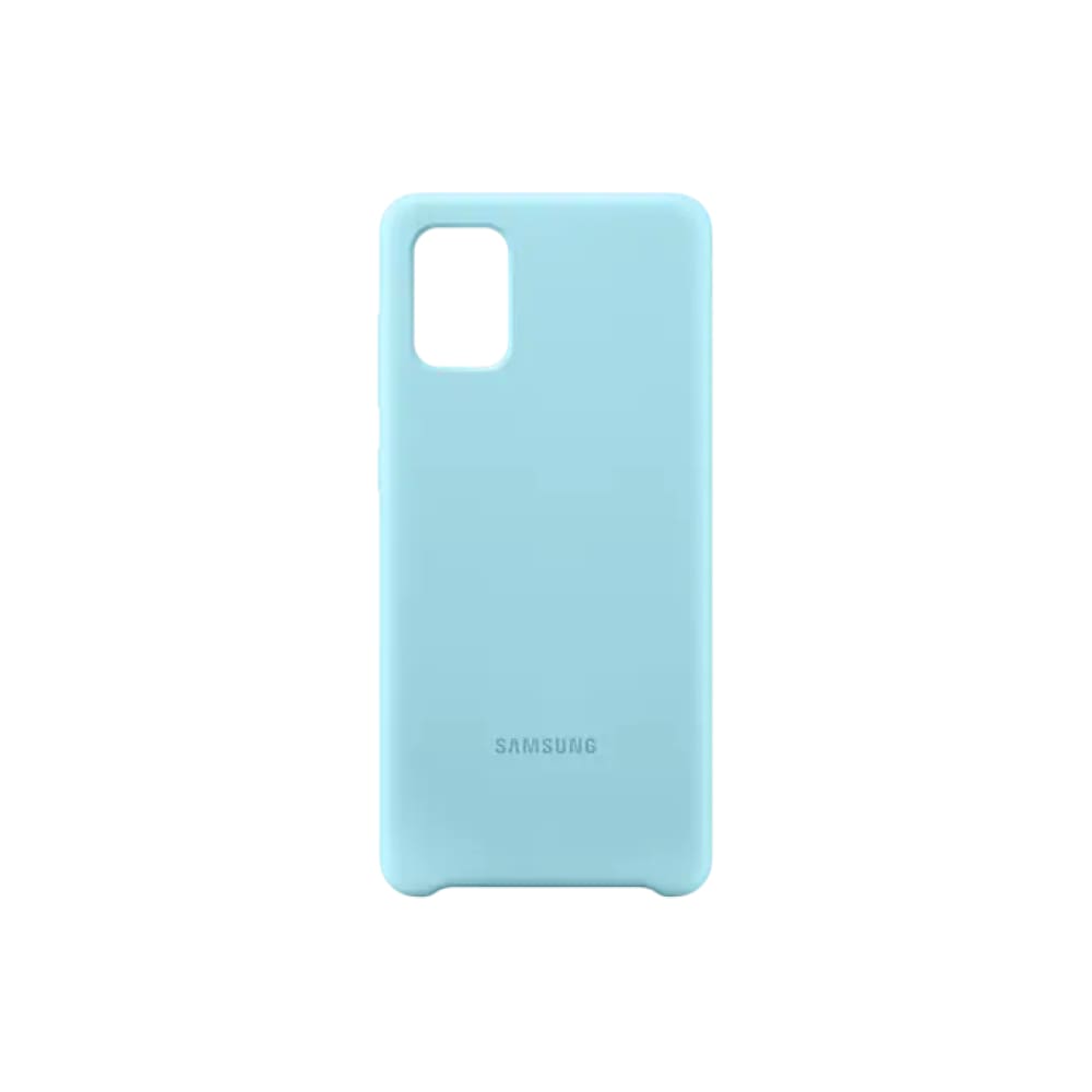 Samsung Galaxy A71 Silicone Cover - Blue - Accessories