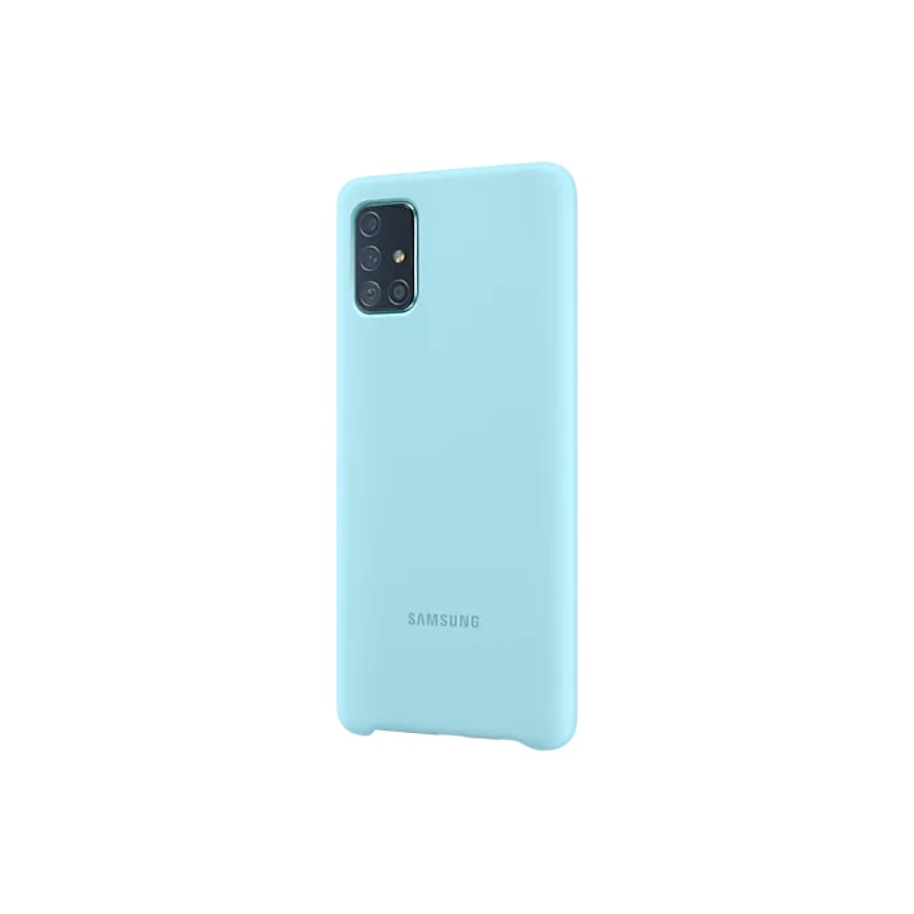 Samsung Galaxy A71 Silicone Cover - Blue - Accessories