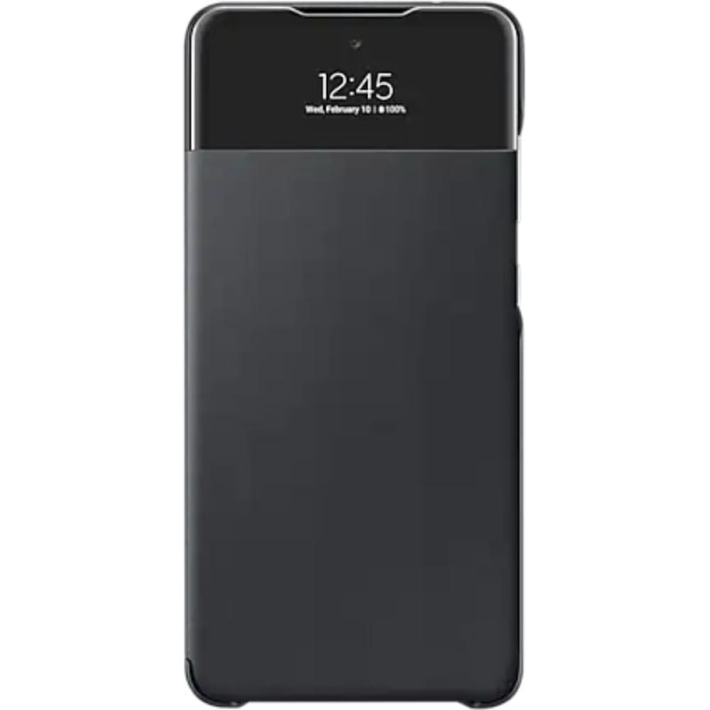 Samsung Galaxy A72 Smart S-view Wallet Cover - Black - Accessories