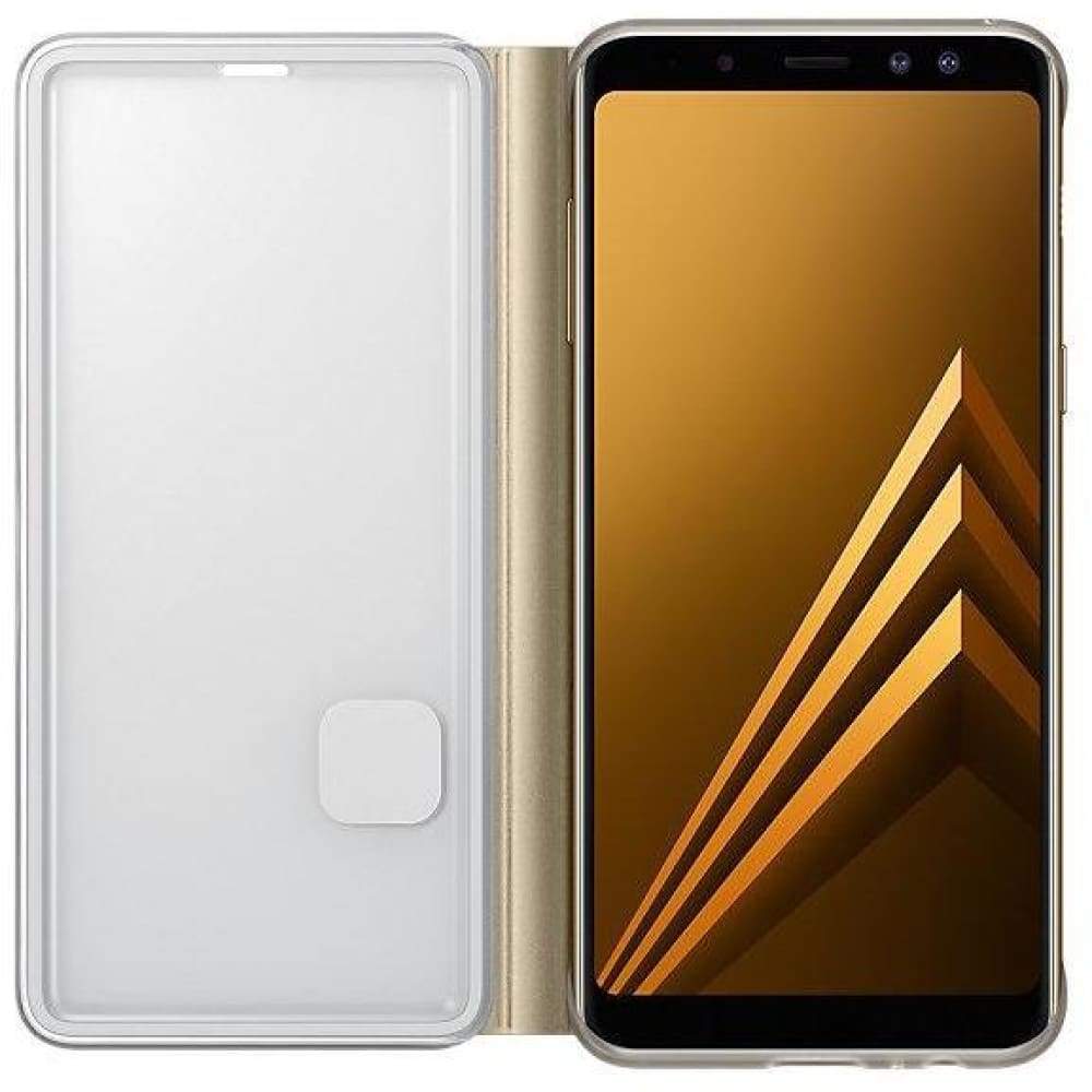 Samsung Galaxy A8 Neon Flip Cover - Gold - Accessories