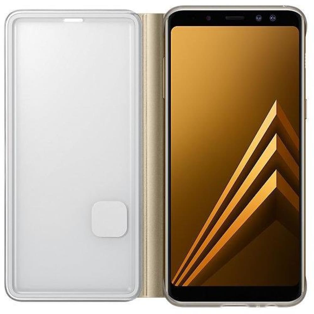 Samsung Galaxy A8 Neon Flip Cover - Gold - Accessories