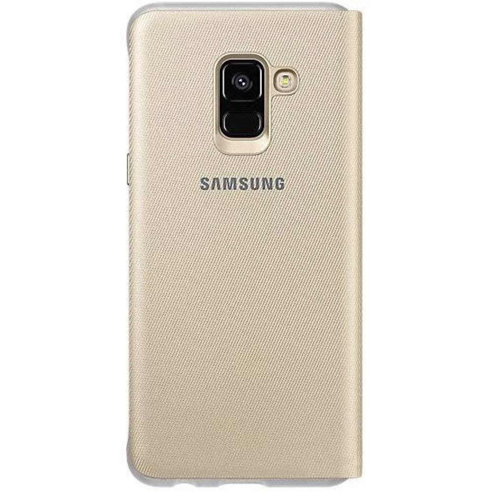 Samsung Galaxy A8 Neon Flip Cover - Gold - Accessories