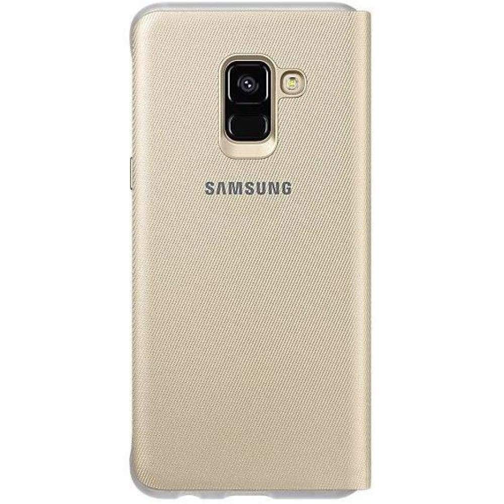 Samsung Galaxy A8 Neon Flip Cover - Gold - Accessories