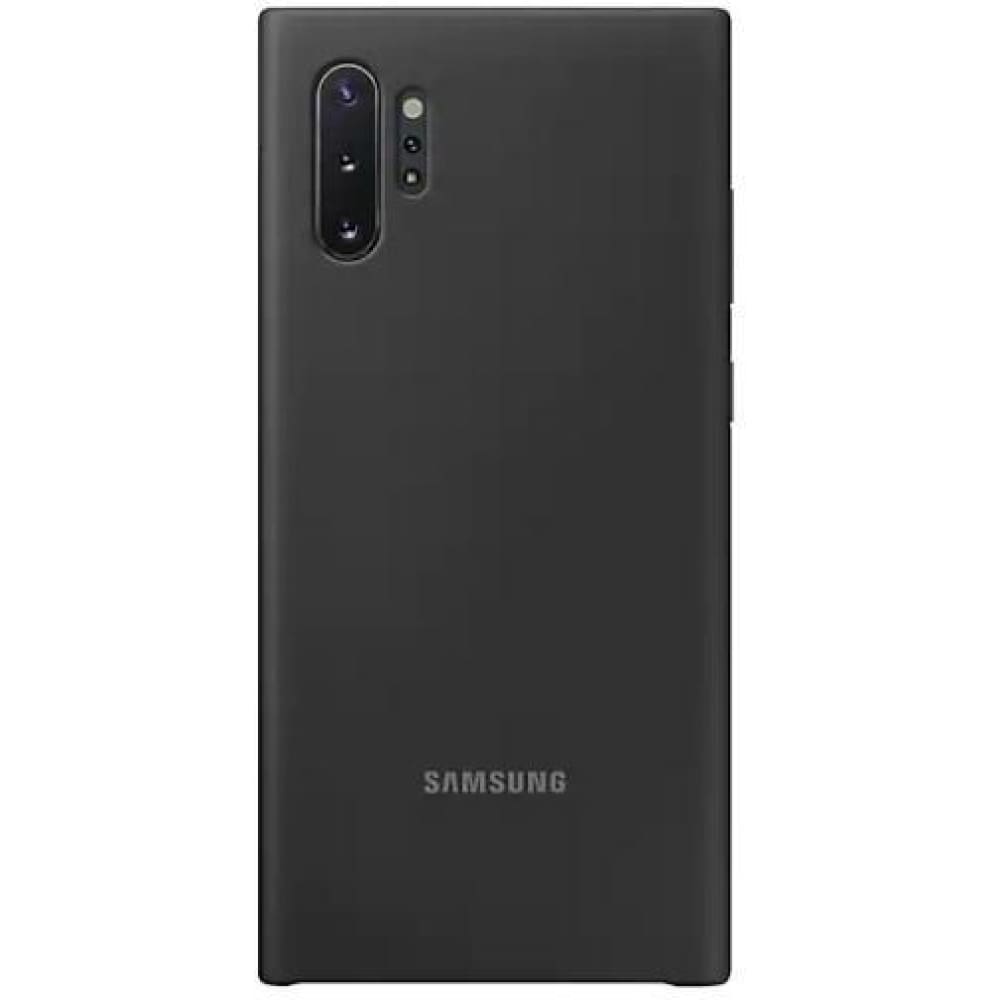 Samsung Galaxy Note 10+ Silicone Cover - Black - Accessories