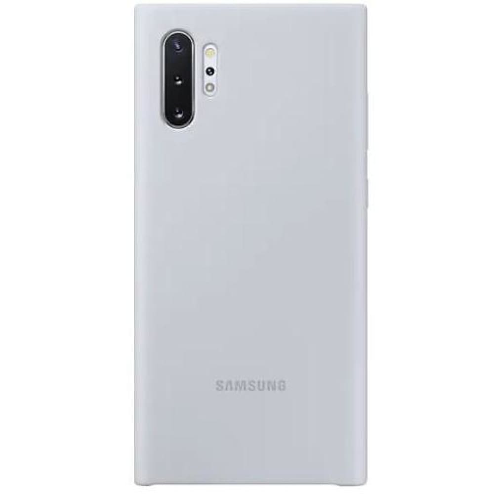 Samsung Galaxy Note 10+ Silicone Cover - Silver - Accessories
