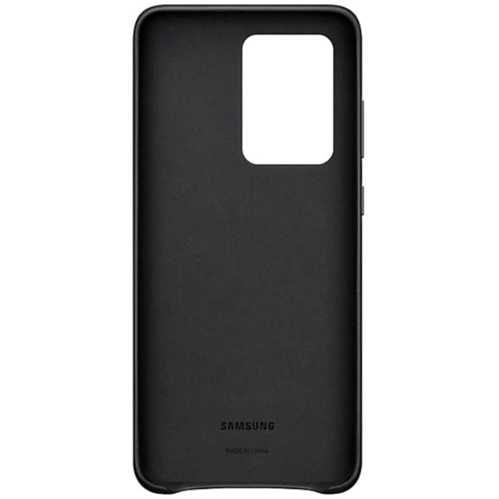 Samsung Galaxy S20 Ultra Leather Cover - Black - Accessories