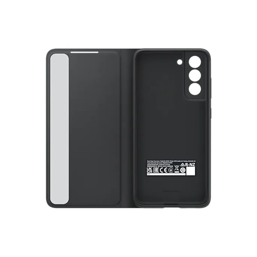 Samsung Galaxy S21FE Smart Clear View Cover - Dark Grey - Accessories