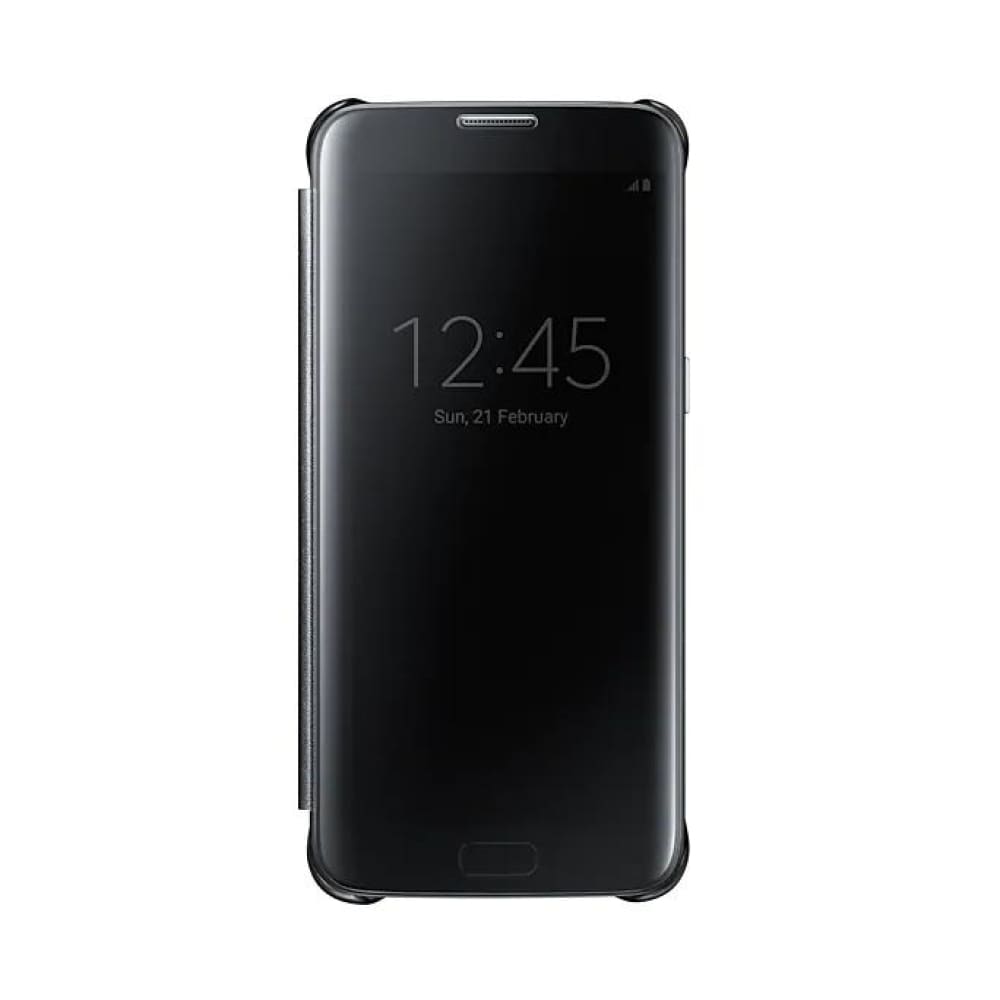 Samsung Galaxy S7 Edge Clear View Cover - Black - CE