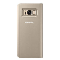 Thumbnail for Samsung Galaxy S8 Clear View Standing Cover Case - Gold - Accessories