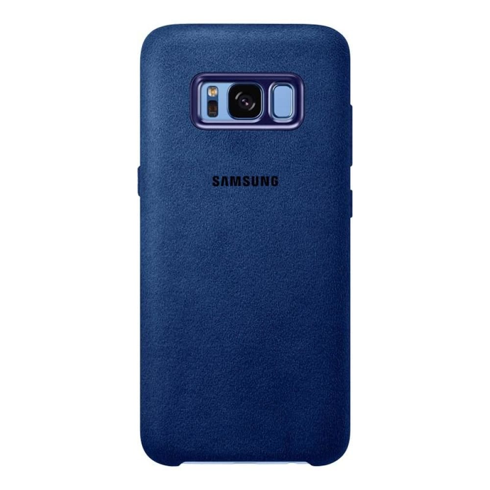 Samsung Galaxy S8 Plus Alcantara Back Cover - Blue New - Accessories