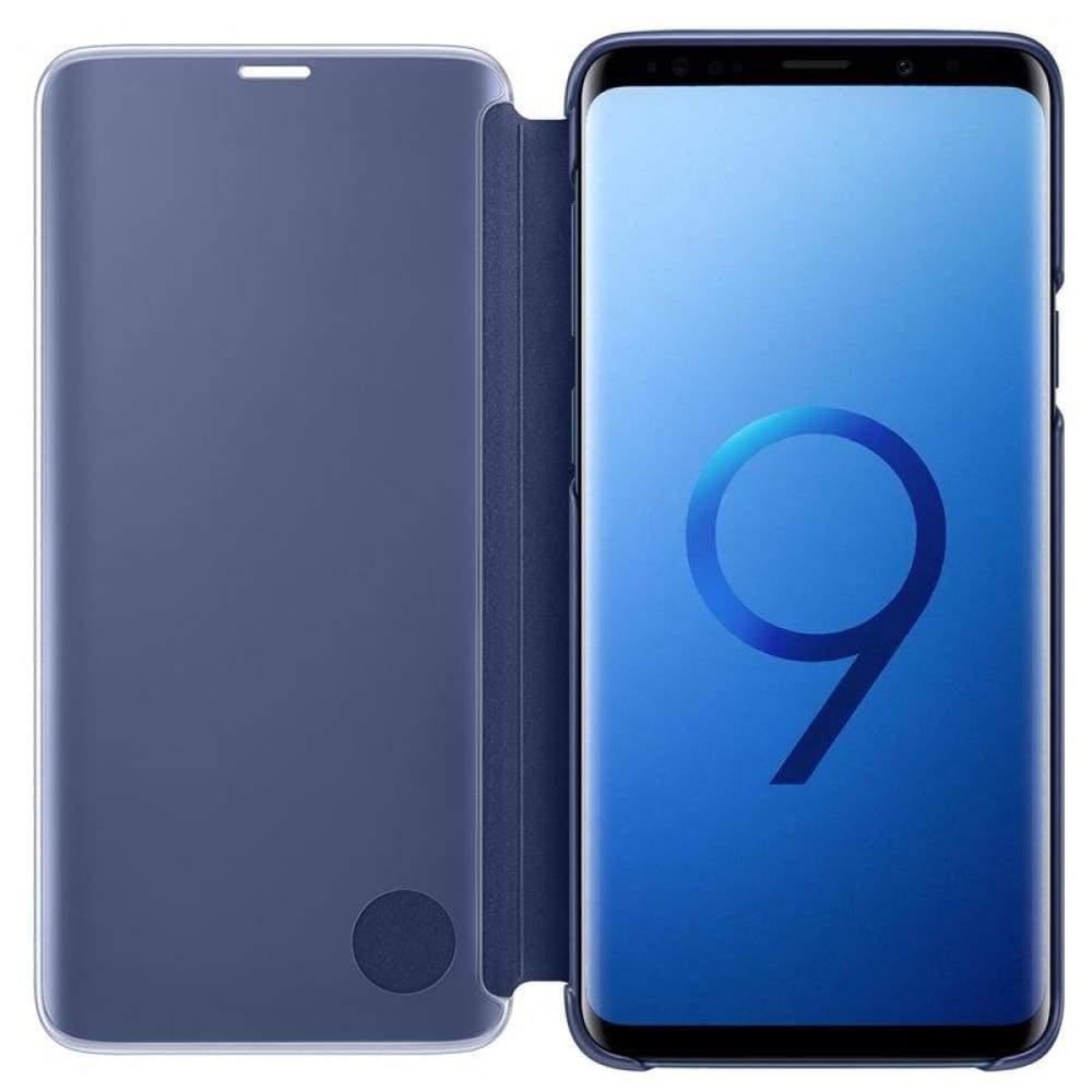 Samsung Galaxy S9 Plus (S9+) Clear View Standing Cover - Blue New - Accessories