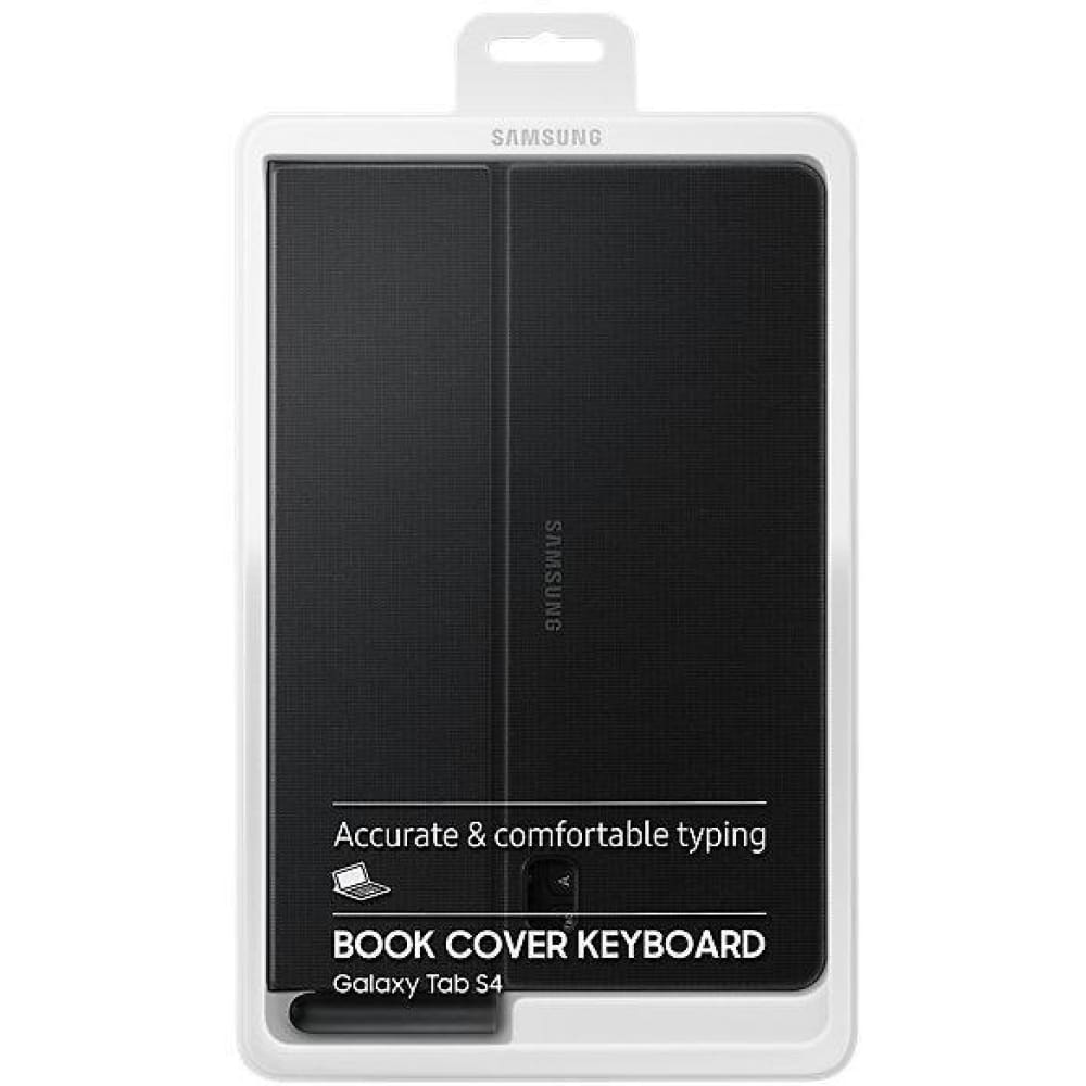Samsung Galaxy Tab S4 10.5 Keyboard Cover Case - Black (includes Pen Holder) - Accessories