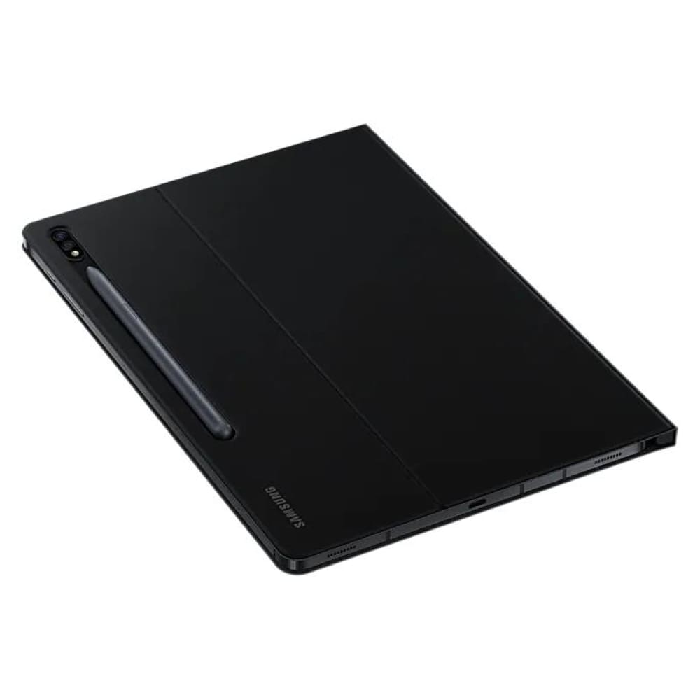 Samsung Galaxy Tab S7+ Book Cover - Mystic Black - Accessories