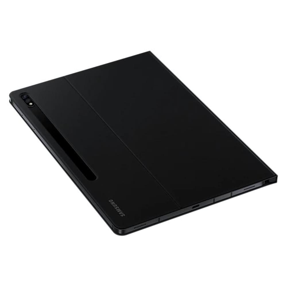 Samsung Galaxy Tab S7+ Book Cover - Mystic Black - Accessories