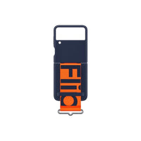 Thumbnail for Samsung Galaxy Z Flip 3/ 5G Genuine Protective Silicone Cover with Strap - Navy - Accessories
