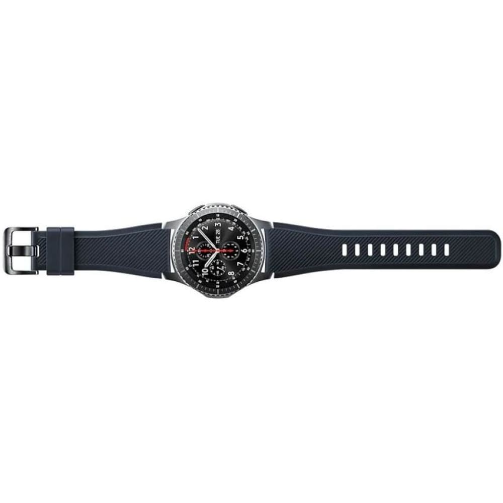 Samsung Gear S3 Frontier Silicon Replacement Strap Band - Black - Accessories
