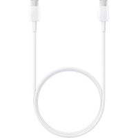 Thumbnail for Samsung Genuine USB-C to USB-C Fast Charging Cable - 100W - White - Accessories