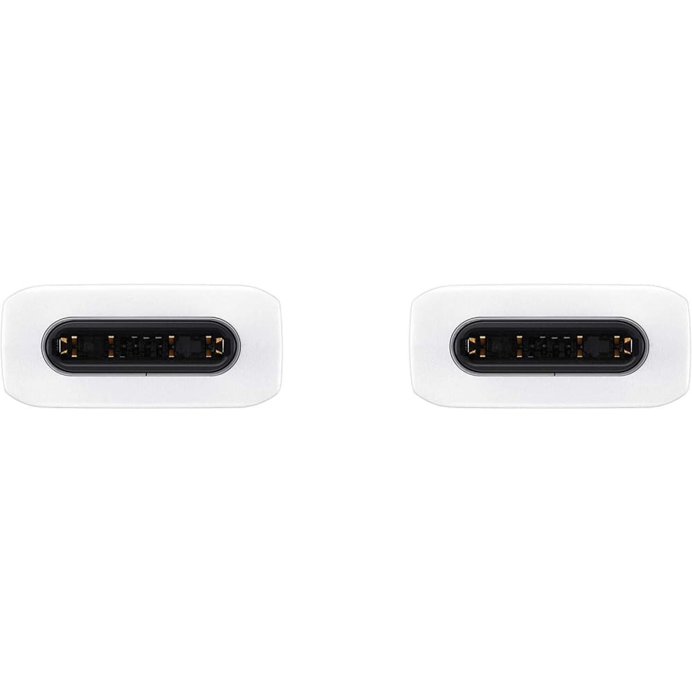 Samsung Genuine USB-C to USB-C Fast Charging Cable - 100W - White - Accessories