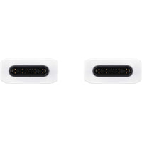 Thumbnail for Samsung Genuine USB-C to USB-C Fast Charging Cable - 100W - White - Accessories