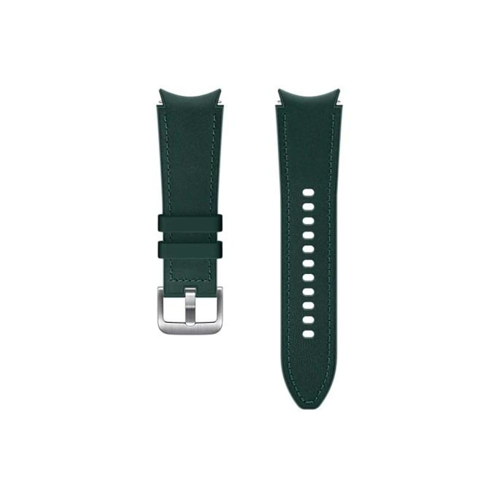 Samsung Hybrid Leather Band for Galaxy Watch4 (20mm S/M) - Green - Accessories