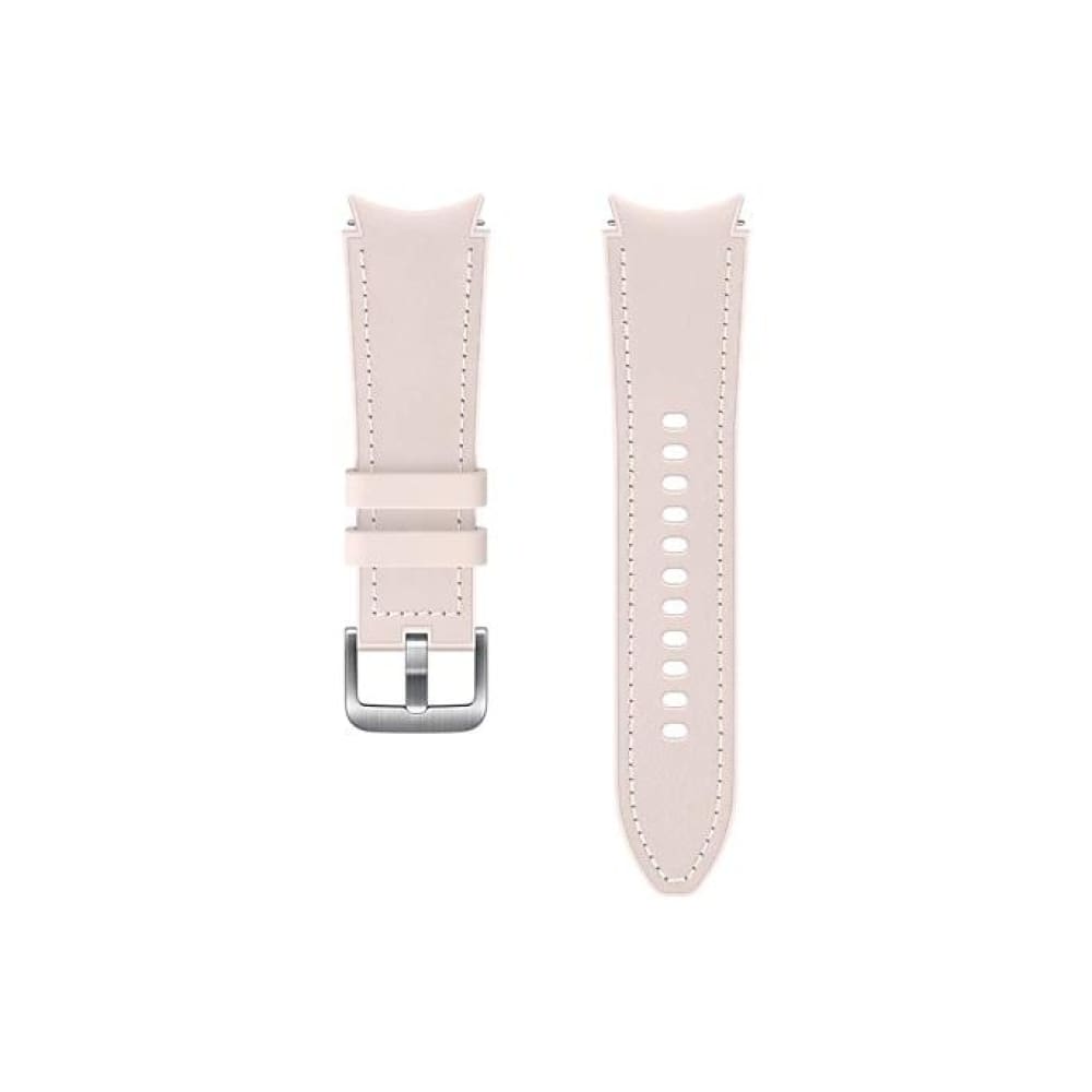 Samsung Hybrid Leather Band for Galaxy Watch4 (20mm S/M) - Pink - Accessories