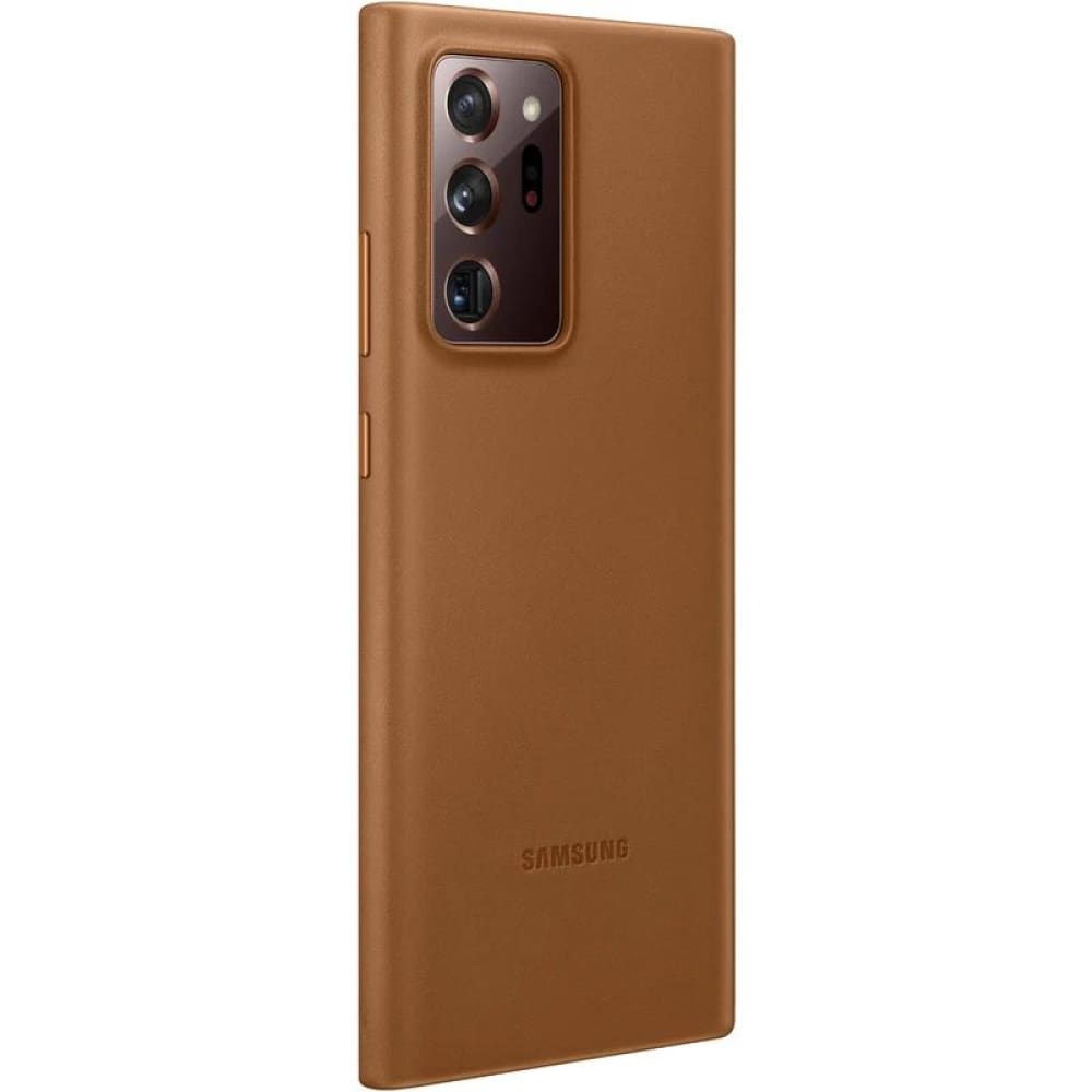 Samsung Leather Cover for Galaxy Note 20 Ultra - Brown - Accessories